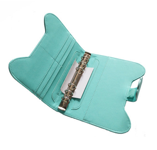 Leather Cat Planner Notebook