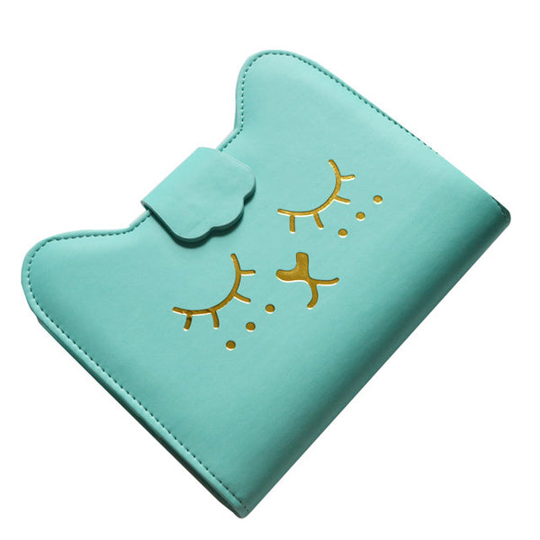 Leather Cat Planner Notebook