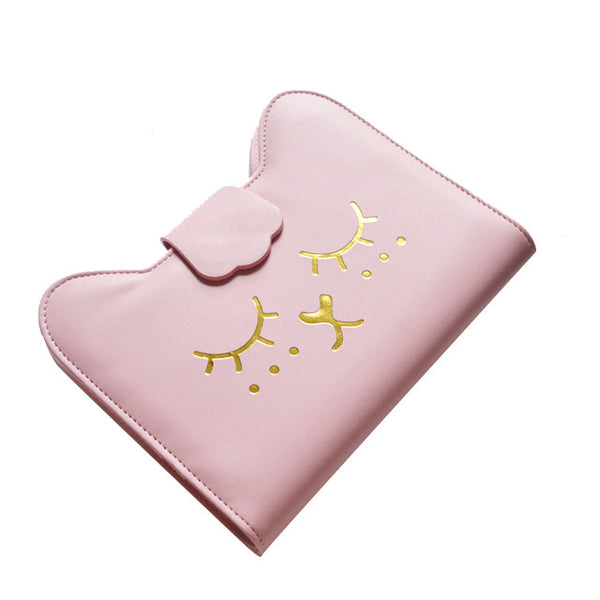 Leather Cat Planner Notebook