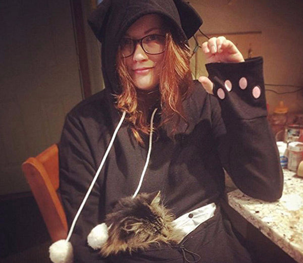 Cat Pouch Hoodie