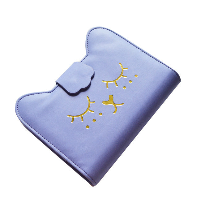 Leather Cat Planner Notebook