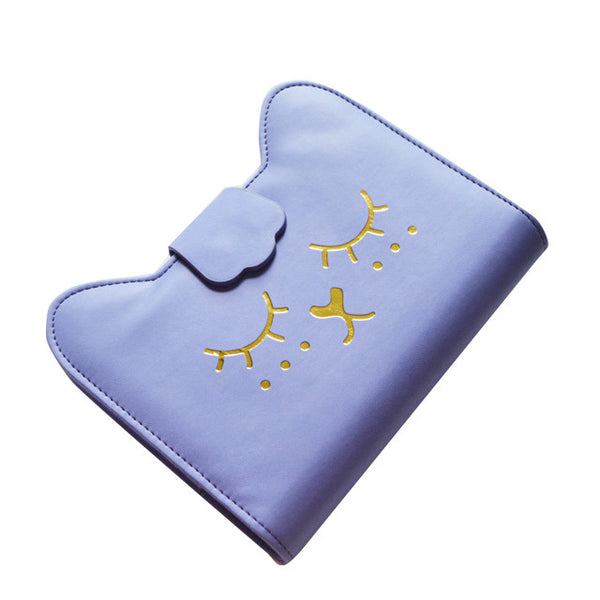 Leather Cat Planner Notebook