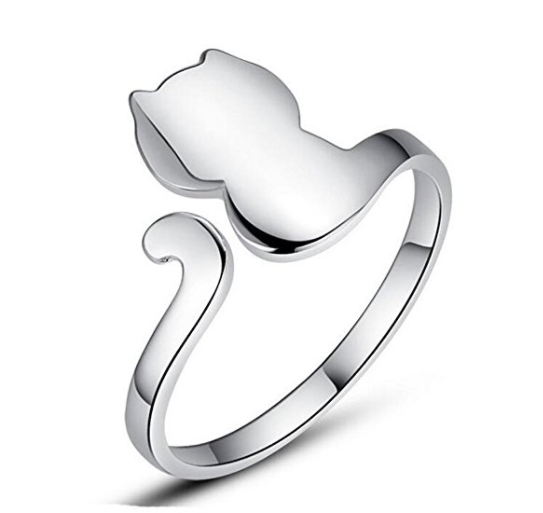 Cat Tail Wrap Around Ring