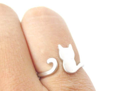 Cat Tail Wrap Around Ring