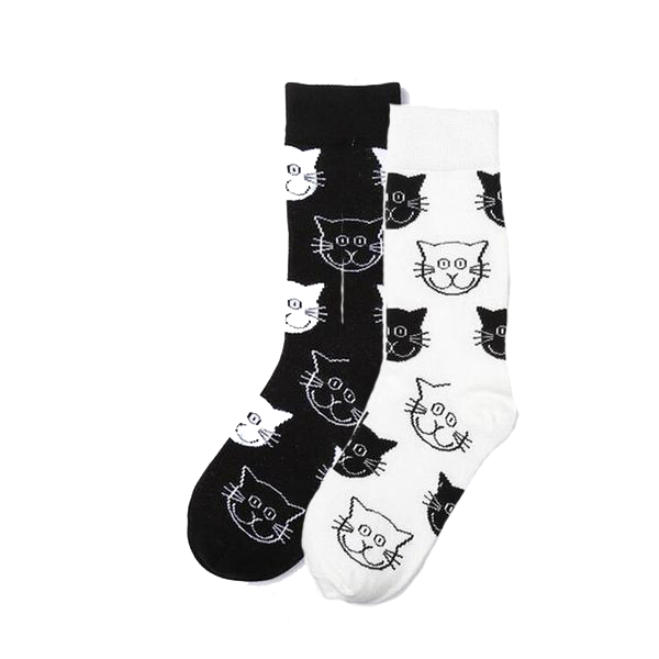 Classic Cat Print Socks