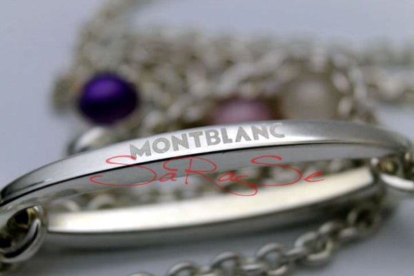 Kette Montblanc Cabochone Solid 925 Sterling-Silber - Collier Art.-Nr. 106865