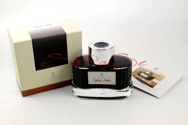 Füllertinte Faber-Castell Carbon schwarz Flacon 75 ml - Tintenfass Art.-Nr. 141000