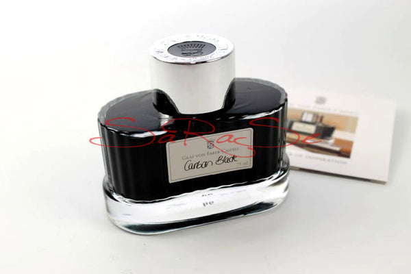 Füllertinte Faber-Castell Carbon schwarz Flacon 75 ml - Tintenfass Art.-Nr. 141000