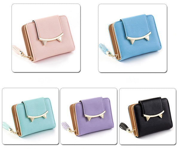 Fold Over Cat Wallet