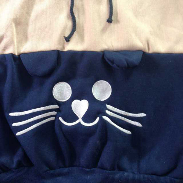 Oversized Cat Hoodie Sweatshirt