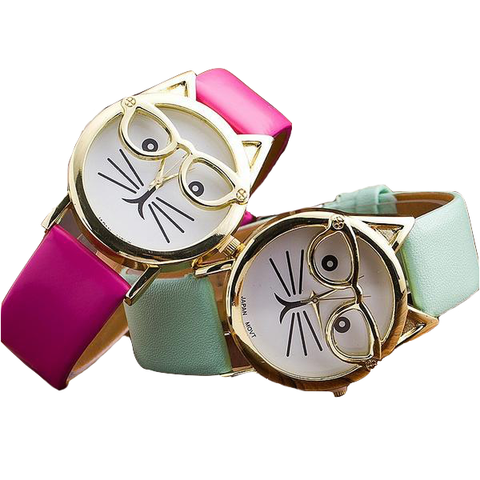 Cats Wear Glasses Watch