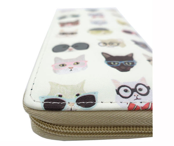 Nerdy Cats Wallet Clutch