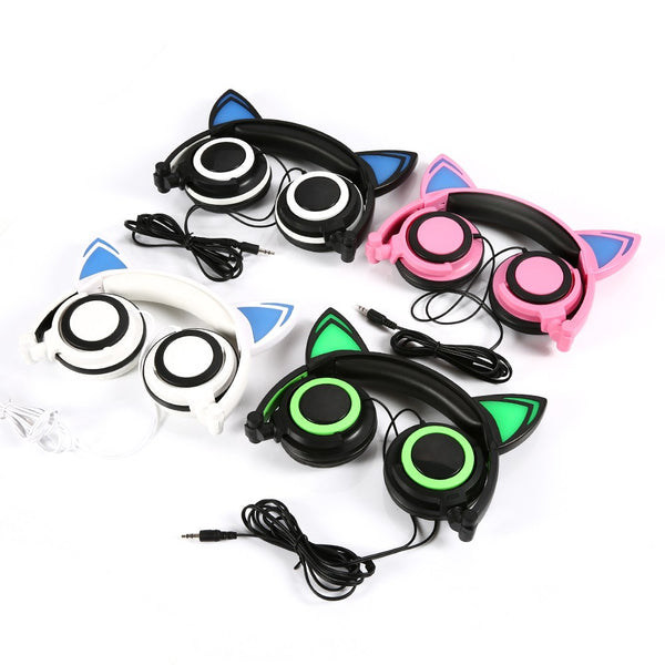 Light Up Cat Ear Headphones