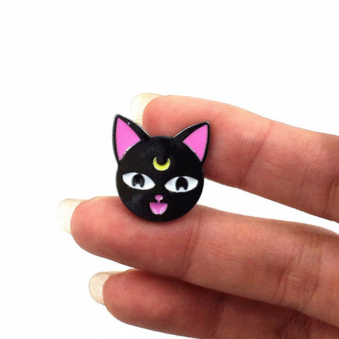 Luna Cat Enamel Pin