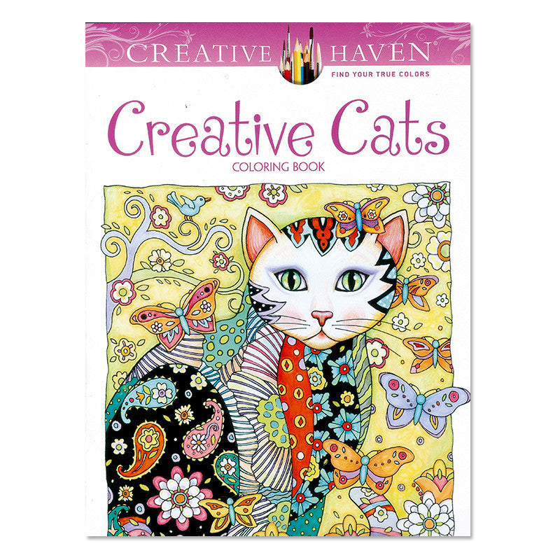 Creative Cats Adult Coloring Book