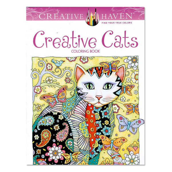 Creative Cats Adult Coloring Book