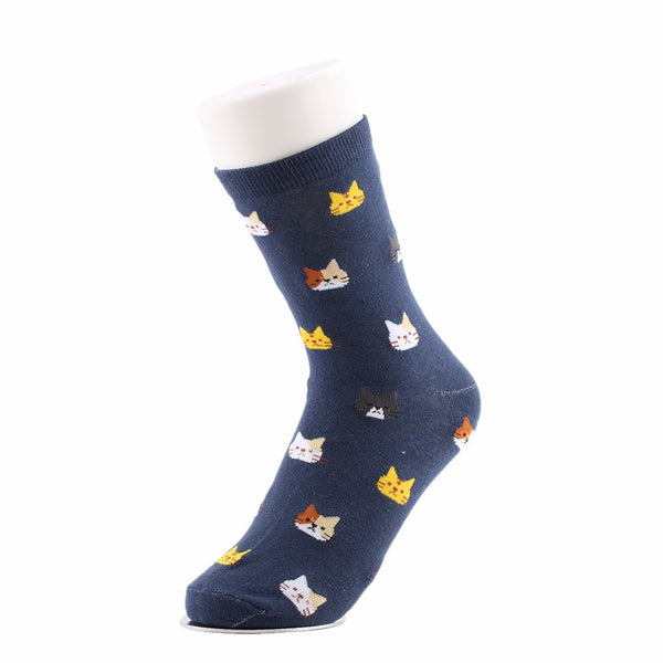 Cat Print Socks