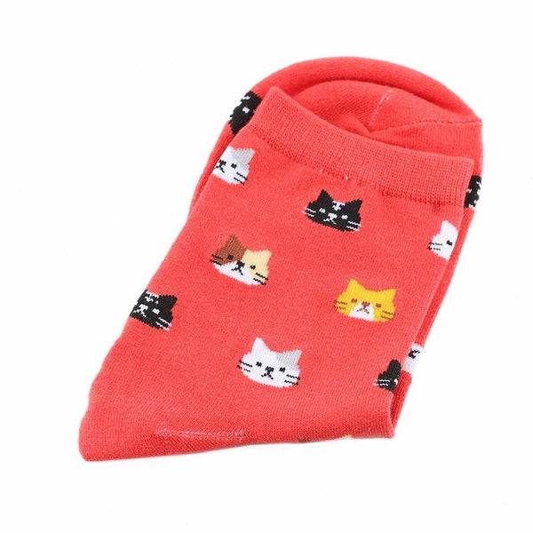 Cat Print Socks