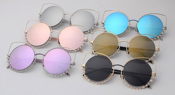 Sparkle Frame Cat Eye Sunglasses