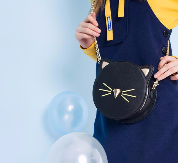Round Crossbody Cat Bag