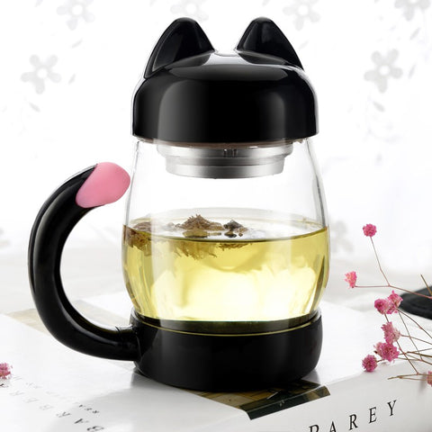 Kitten Tea Filter Mug