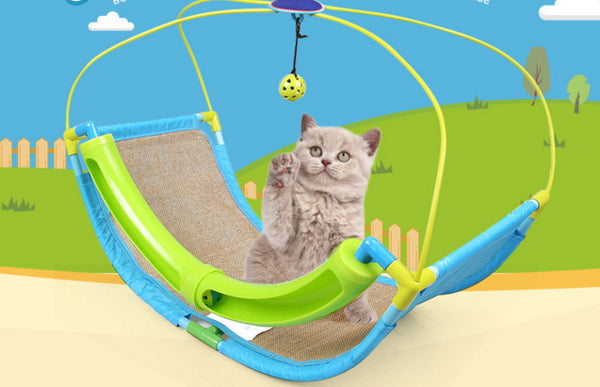 Interactive Rocking Cat Scratch Toy