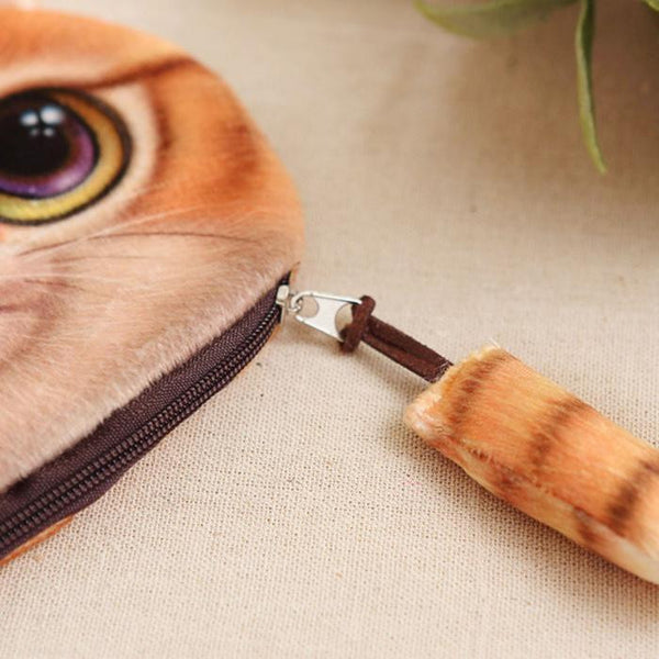 Wagging Tail Kitten Coin Pouch
