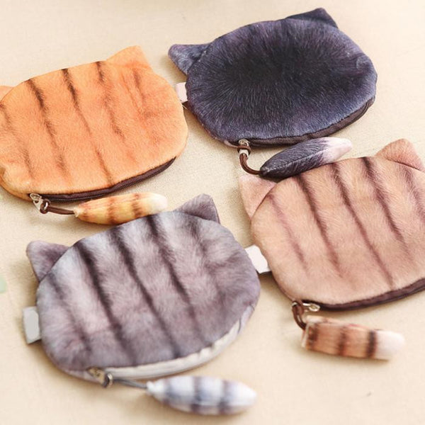 Wagging Tail Kitten Coin Pouch