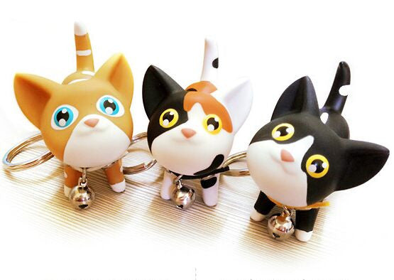 Kitten Charm Keychain