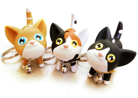 Kitten Charm Keychain