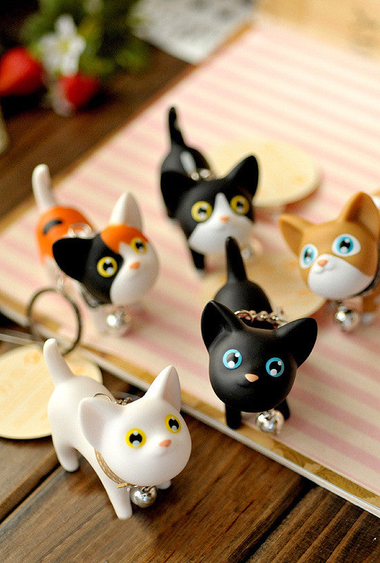 Kitten Charm Keychain