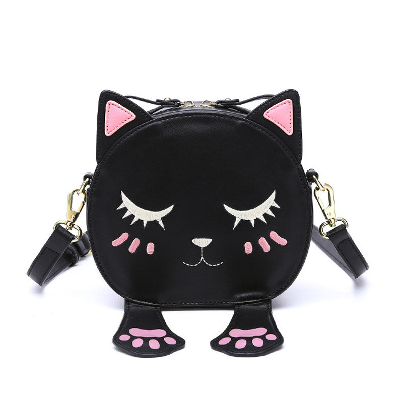 Sleepy Cat Crossbody Bag