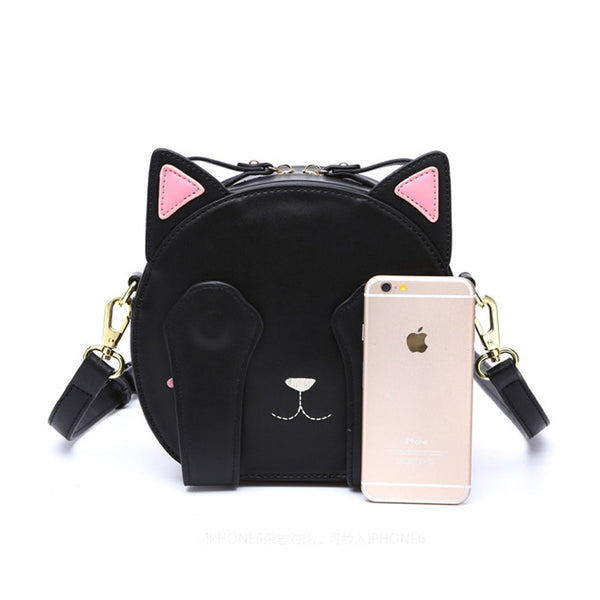 Sleepy Cat Crossbody Bag