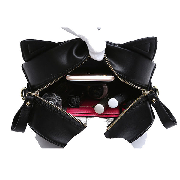 Sleepy Cat Crossbody Bag