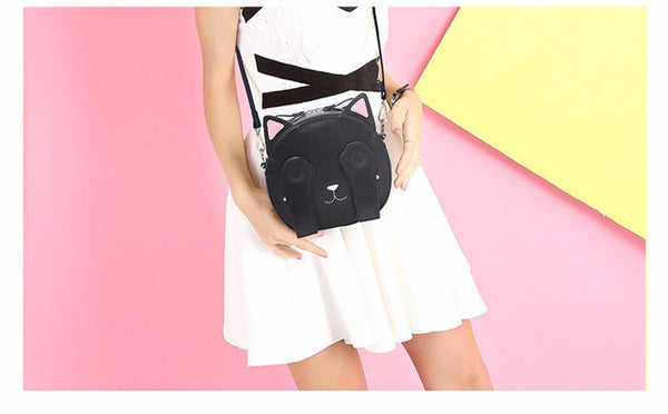 Sleepy Cat Crossbody Bag