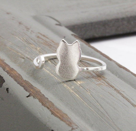 Cat Tail Wrap Around Ring