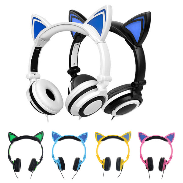 Light Up Cat Ear Headphones