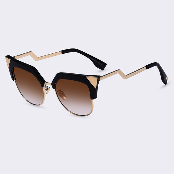 Geometric Cat Eye Sunglasses