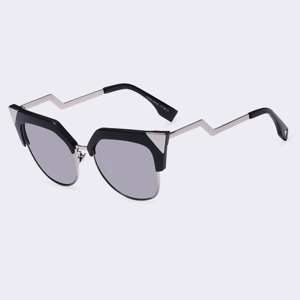 Geometric Cat Eye Sunglasses