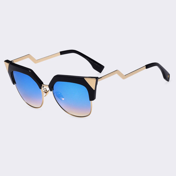 Geometric Cat Eye Sunglasses