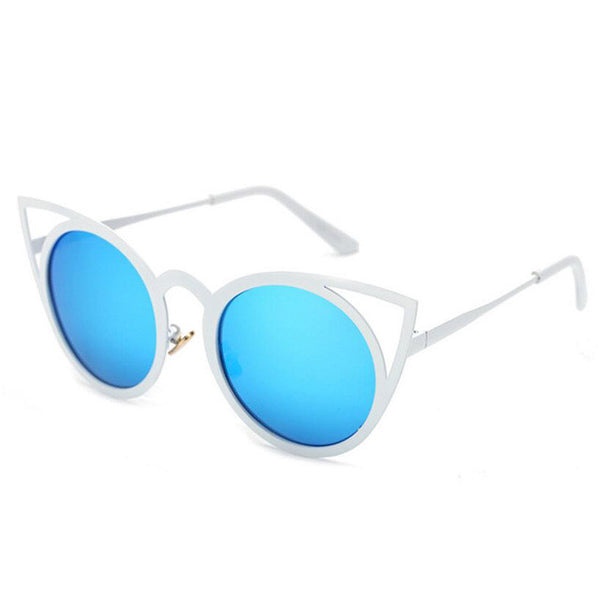 Cat Eye Metal Frame Sunglasses