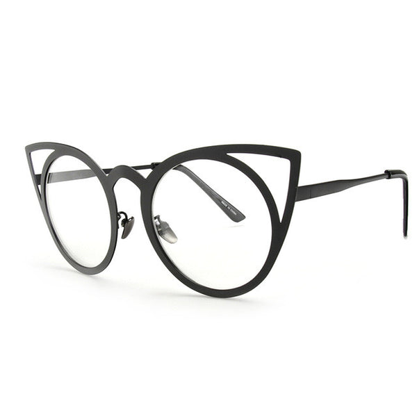 Cat Eye Metal Frame Sunglasses