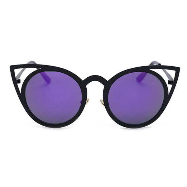 Cat Eye Metal Frame Sunglasses