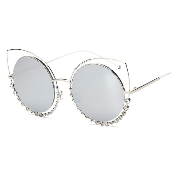 Sparkle Frame Cat Eye Sunglasses
