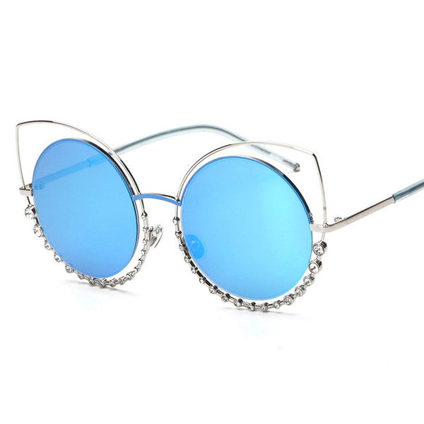 Sparkle Frame Cat Eye Sunglasses