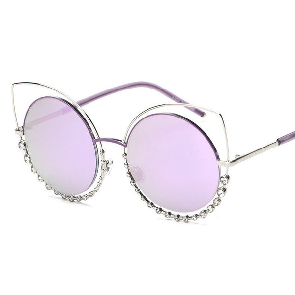 Sparkle Frame Cat Eye Sunglasses