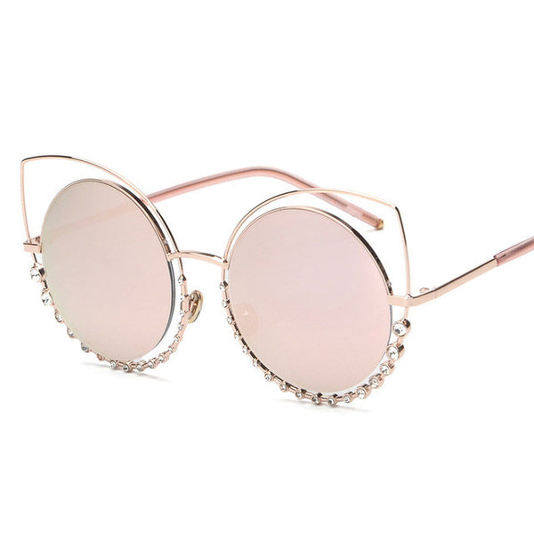 Sparkle Frame Cat Eye Sunglasses