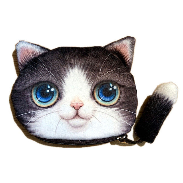 Wagging Tail Kitten Coin Pouch