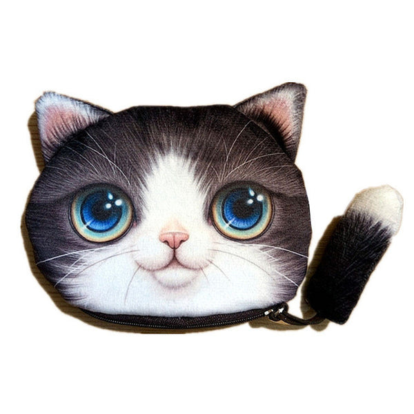 Wagging Tail Kitten Coin Pouch