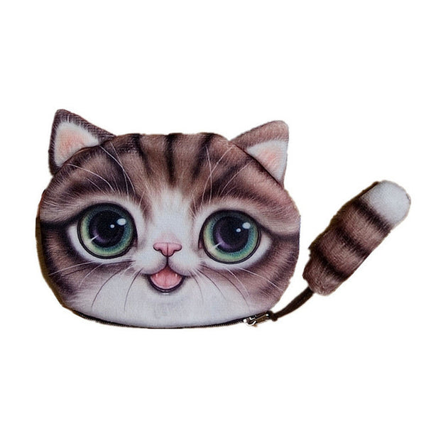 Wagging Tail Kitten Coin Pouch